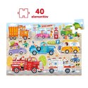 Puzzle 40 elementów moto puzzle auta