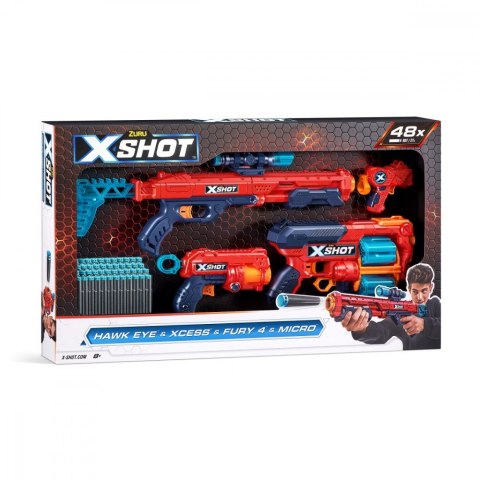 Zestaw wyrzutni excel combo hawk + xcess + fury 4 + micro Zestaw wyrzutni excel combo hawk + xcess + fury 4 + micro