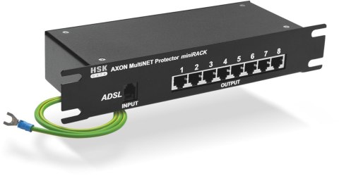 Ogranicznik przepięć AXON Multi Net Protector miniRACK 8+1 Ogranicznik przepięć AXON Multi Net Protector miniRACK 8+1