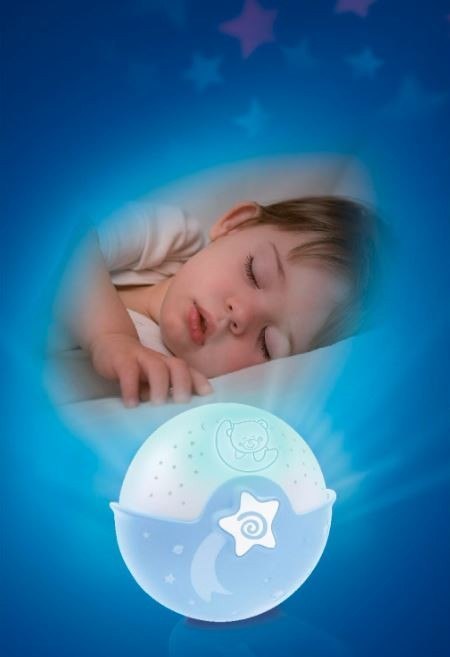 Infantino projektor 2w1 niebieski Infantino projektor 2w1 niebieski