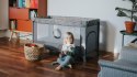 Łóżeczko turystyczne stefi grey concrete multicolor