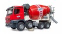 Betoniarka mercedes benz arocs czerwona