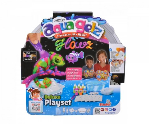 Aqua gelz zestaw deluxe Świecący w ciemnościach Aqua gelz zestaw deluxe Świecący w ciemnościach