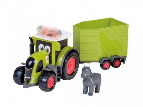 Traktor claas z przyczepą dla konia happy people Traktor claas z przyczepą dla konia happy people