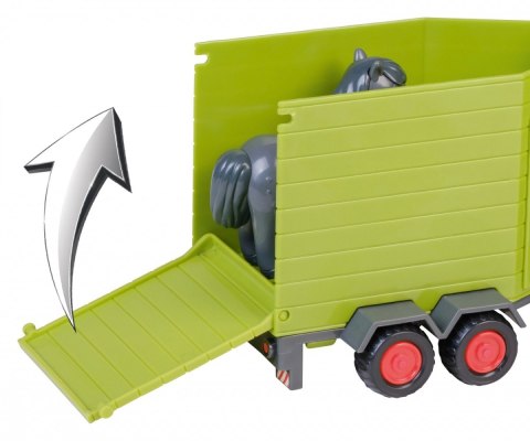 Traktor claas z przyczepą dla konia happy people Traktor claas z przyczepą dla konia happy people