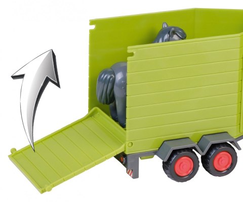 Traktor claas z przyczepą dla konia happy people Traktor claas z przyczepą dla konia happy people