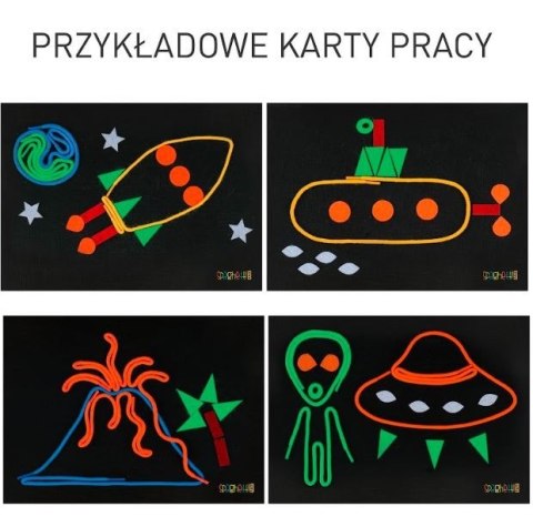 Zestaw spaghetti fluo Zestaw spaghetti fluo