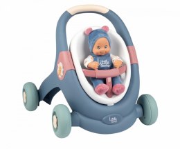 Chodzik 3 w 1 z lalką little smoby