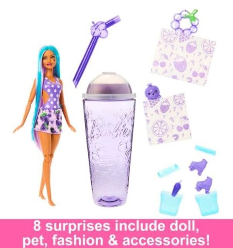 Lalka barbie pop reveal owocowy sok, fioletowa Lalka barbie pop reveal owocowy sok, fioletowa