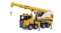 Pojazd scania super 560r ciężarówka z dźwigiem