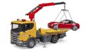 Pojazdy scania super 560r laweta pomocy drogowej i roadster