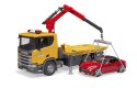 Pojazdy scania super 560r laweta pomocy drogowej i roadster