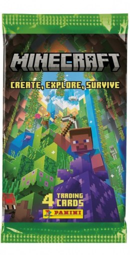Saszetki z kartami minecraft display 36 sztuk