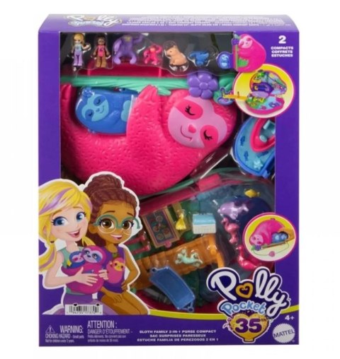 Zestaw polly pocket sloth family Zestaw polly pocket sloth family