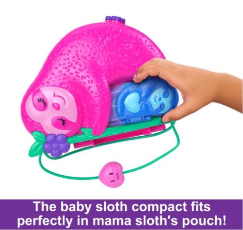 Zestaw polly pocket sloth family Zestaw polly pocket sloth family