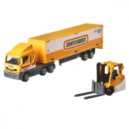 Pojazd transportowy + autko matchbox convoys