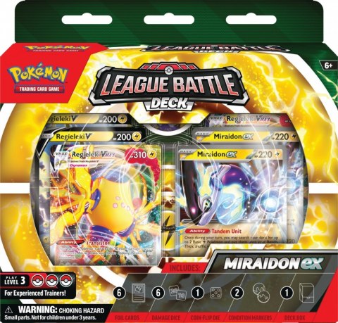Zestaw league battle deck miraidon ex & regieleki vmax Zestaw league battle deck miraidon ex & regieleki vmax
