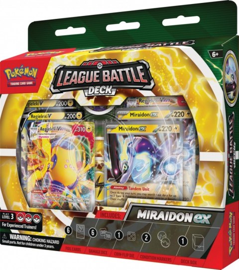 Zestaw league battle deck miraidon ex & regieleki vmax Zestaw league battle deck miraidon ex & regieleki vmax