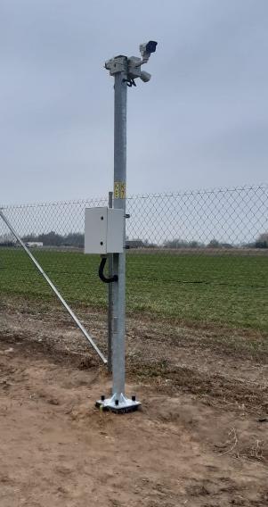 Słup ATS SKAM1/4 pod montaż kamer CCTV Słup ATS SKAM1/4 pod montaż kamer CCTV