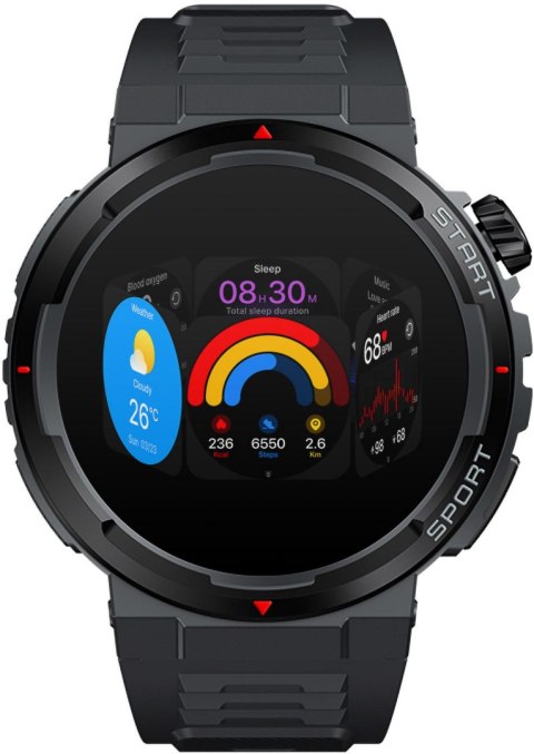 Smartwatch Zeblaze Ares 3 Plus czarny Smartwatch Zeblaze Ares 3 Plus czarny
