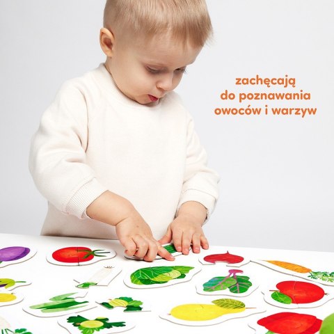 Układanka puzzle do pary - owoce i warzywa Układanka puzzle do pary - owoce i warzywa