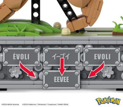 Klocki mega pokemon evoli Klocki mega pokemon evoli