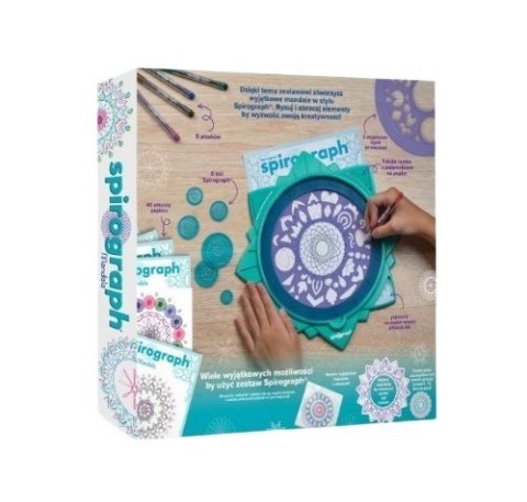 Zestaw kreatywny spirograf mandala Zestaw kreatywny spirograf mandala