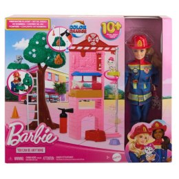 Lalka barbie strażaczka z akcesoriami