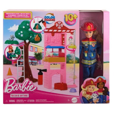 Lalka barbie strażaczka z akcesoriami Lalka barbie strażaczka z akcesoriami