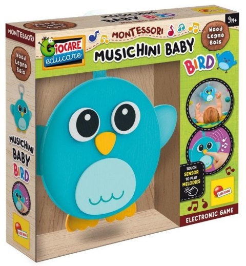 Zabawka montessori wood - muzyczny ptaszek Zabawka montessori wood - muzyczny ptaszek