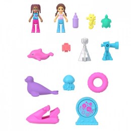 Zestaw figurek polly pocket akwarium delfina zestaw kompaktowy