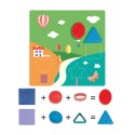 Zestaw plastusiowe zabawy - geometryczne kształty
