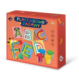 Zestaw plastusiowe zabawy - literki