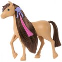 Konik barbie pepper z brązowymi włosami do stylizacji