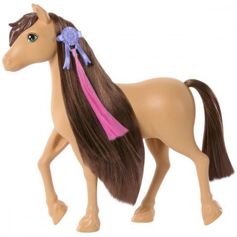 Konik barbie pepper z brązowymi włosami do stylizacji Konik barbie pepper z brązowymi włosami do stylizacji