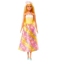Lalka barbie księżniczka z długimi włosami, żółto-blond