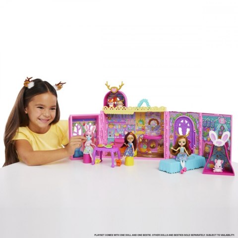 Lalka enchantimals domek przyjaźni z meblami i akcesoriami Lalka enchantimals domek przyjaźni z meblami i akcesoriami