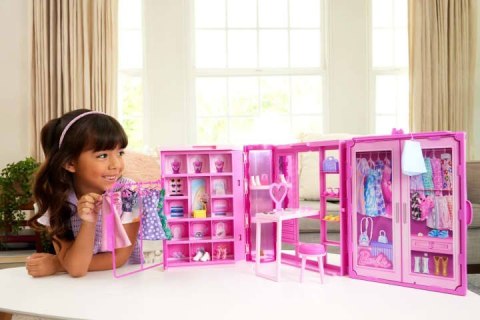 Szafa marzeń lalki barbie z ubraniami Szafa marzeń lalki barbie z ubraniami