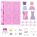 Szafa marzeń lalki barbie z ubraniami