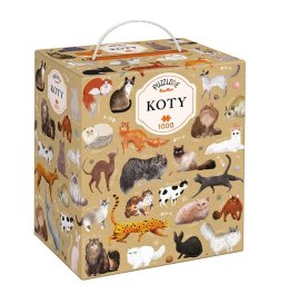 Puzzle puzzlove koty 1000 elementów