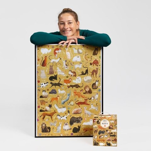 Puzzle puzzlove koty 1000 elementów Puzzle puzzlove koty 1000 elementów