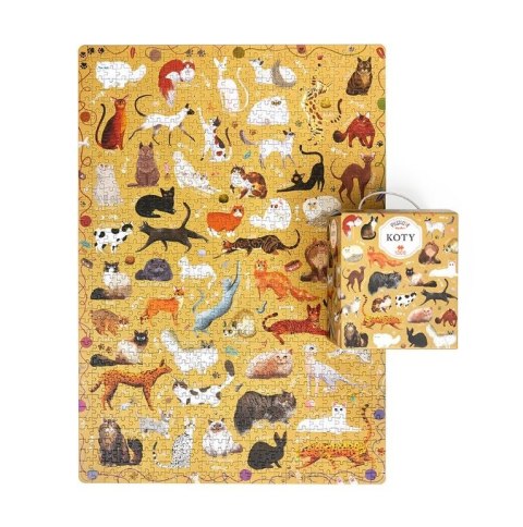 Puzzle puzzlove koty 1000 elementów Puzzle puzzlove koty 1000 elementów