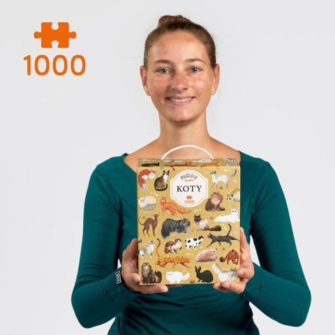 Puzzle puzzlove koty 1000 elementów Puzzle puzzlove koty 1000 elementów