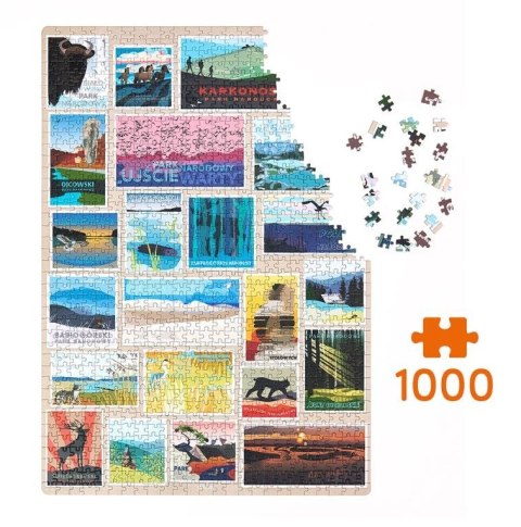 Puzzle puzzlove polskie parki narodowe 1000 elementów Puzzle puzzlove polskie parki narodowe 1000 elementów