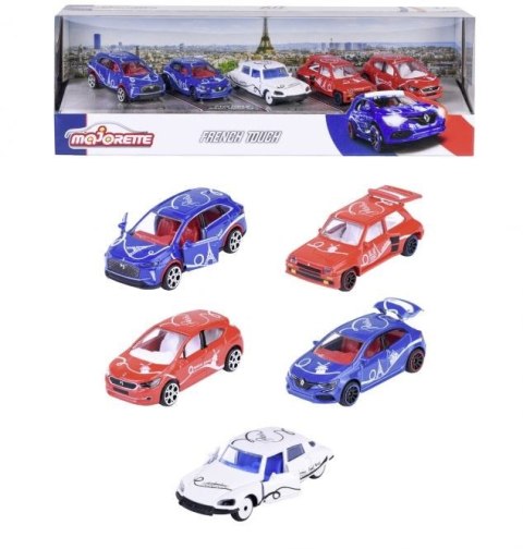 Zestaw pojazdów majorette french touch 5 pack Zestaw pojazdów majorette french touch 5 pack