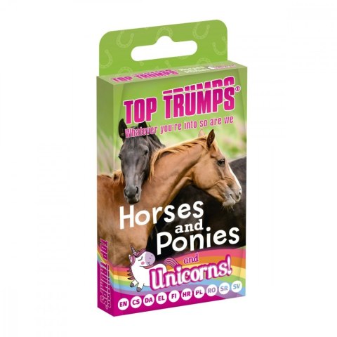 Gra karciana top trumps konie, kucyki i jednorożce Gra karciana top trumps konie, kucyki i jednorożce