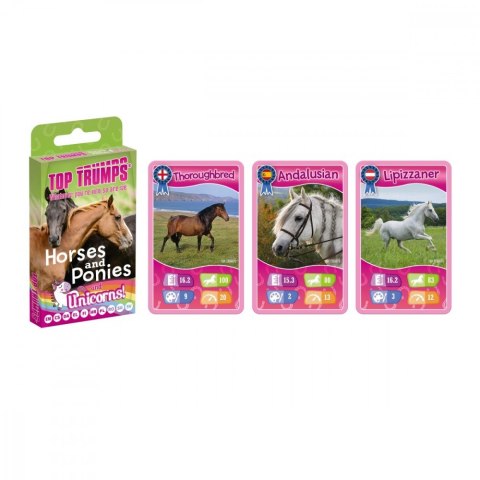Gra karciana top trumps konie, kucyki i jednorożce Gra karciana top trumps konie, kucyki i jednorożce
