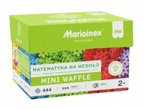 Klocki waffle mini - matematyka na wesoło 444 elementów Klocki waffle mini - matematyka na wesoło 444 elementów