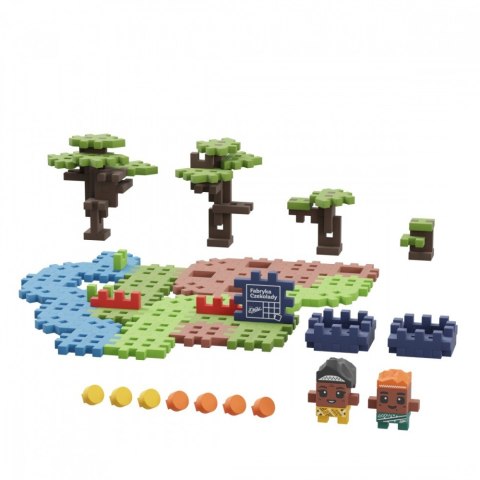 Klocki mini waffle wedel - plantacja kakao 100 elementów Klocki mini waffle wedel - plantacja kakao 100 elementów
