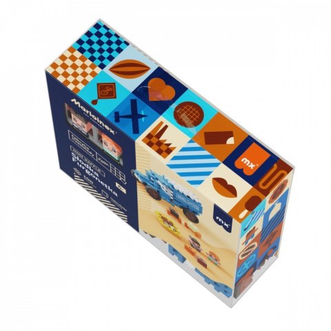 Klocki mini waffle - wedel słodka furgonetka 100 elementów Klocki mini waffle - wedel słodka furgonetka 100 elementów